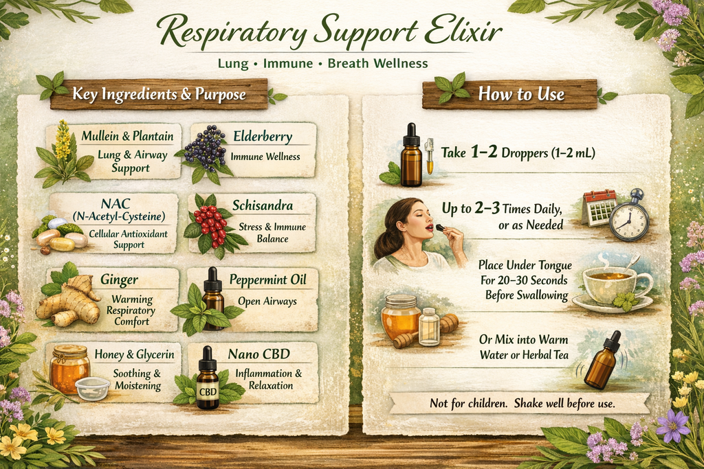 Respiratory Support Elixir